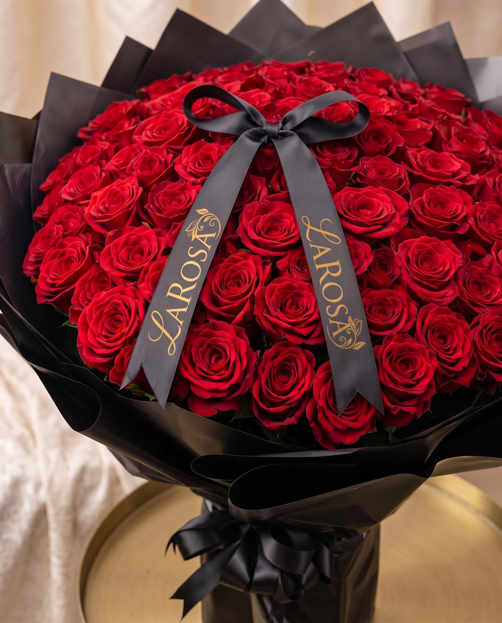 Crimson Crown Bouquet | 65 Premium Red Roses