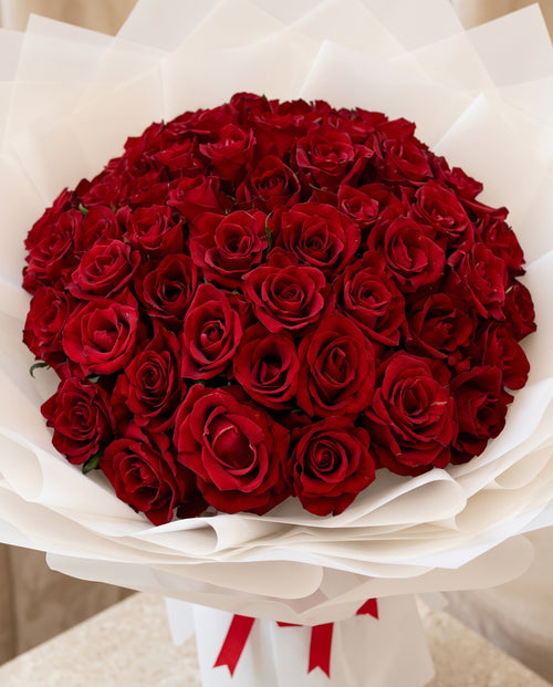 Crimson Purity Bouquet