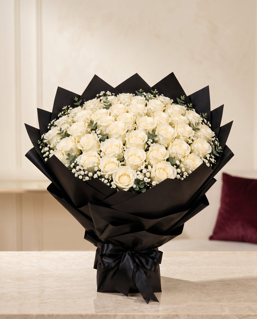 The Midnight Pearl Bouquet
